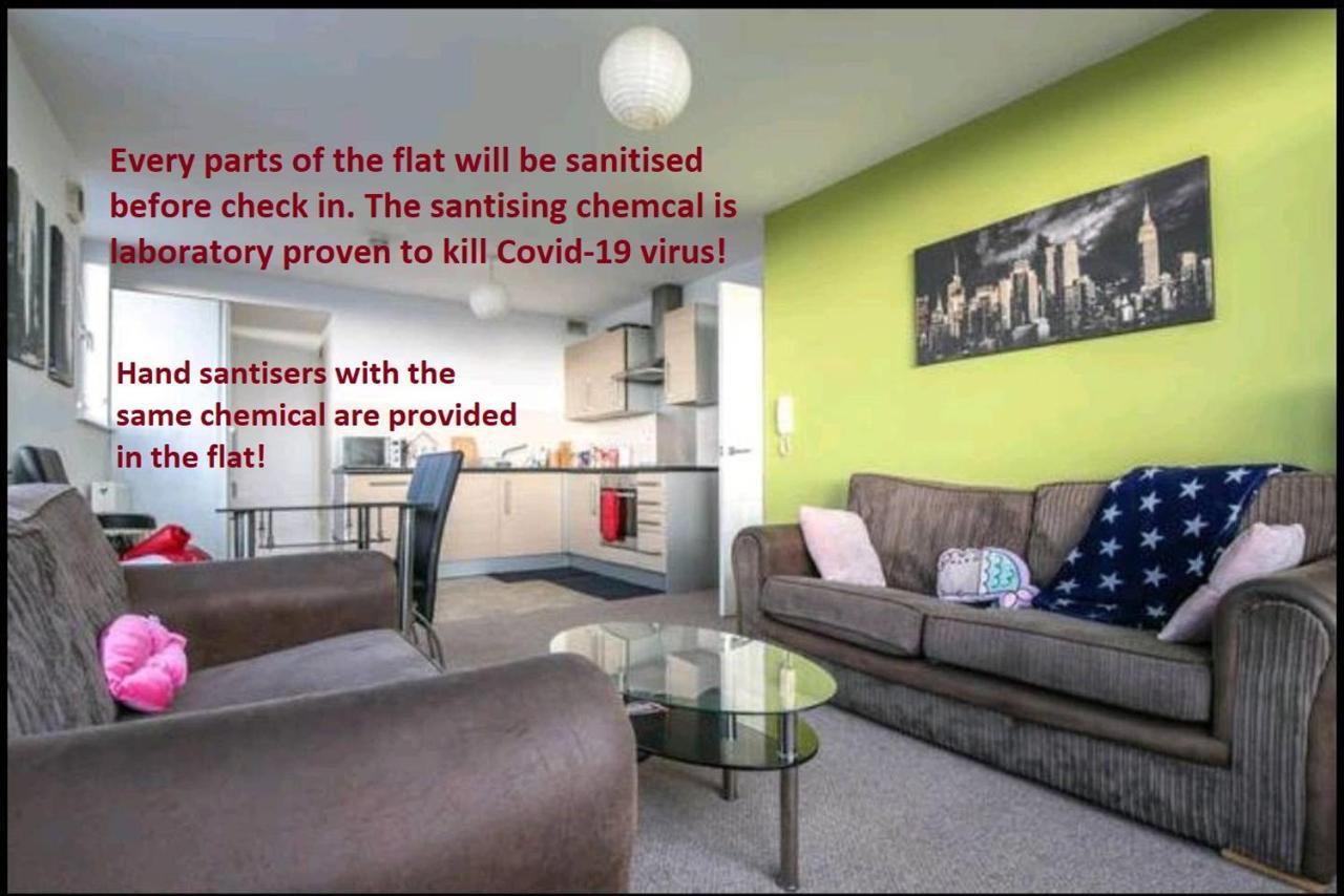 Large 3 Bedrooms In Liverpool City Centre, Free Parking Dış mekan fotoğraf